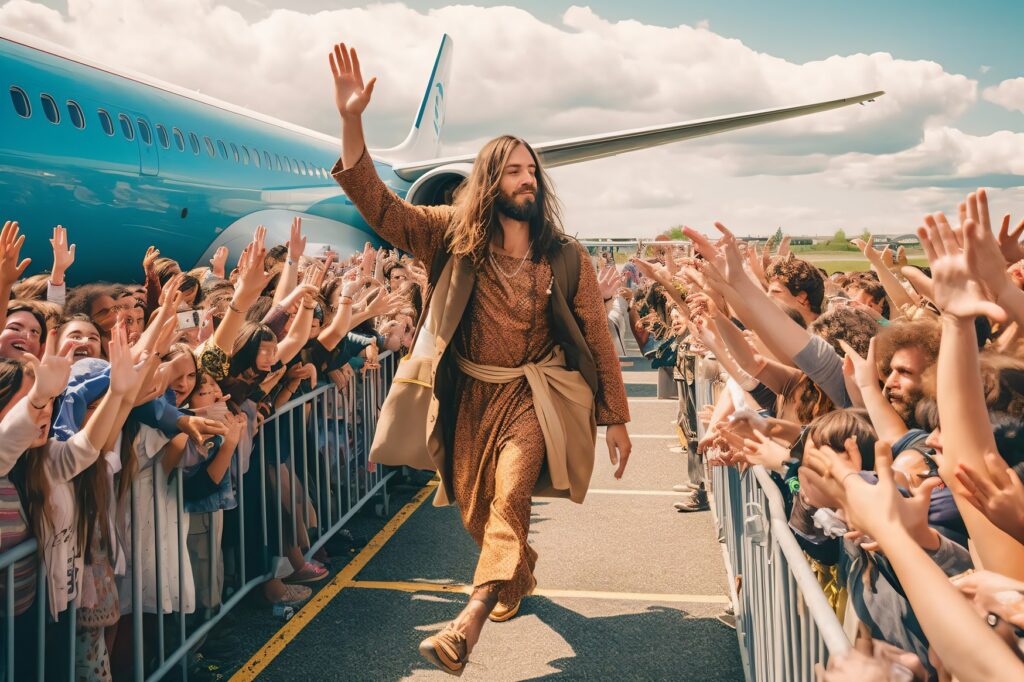 KI-Kreuzweg - Jesus immer noch ein Rockstar