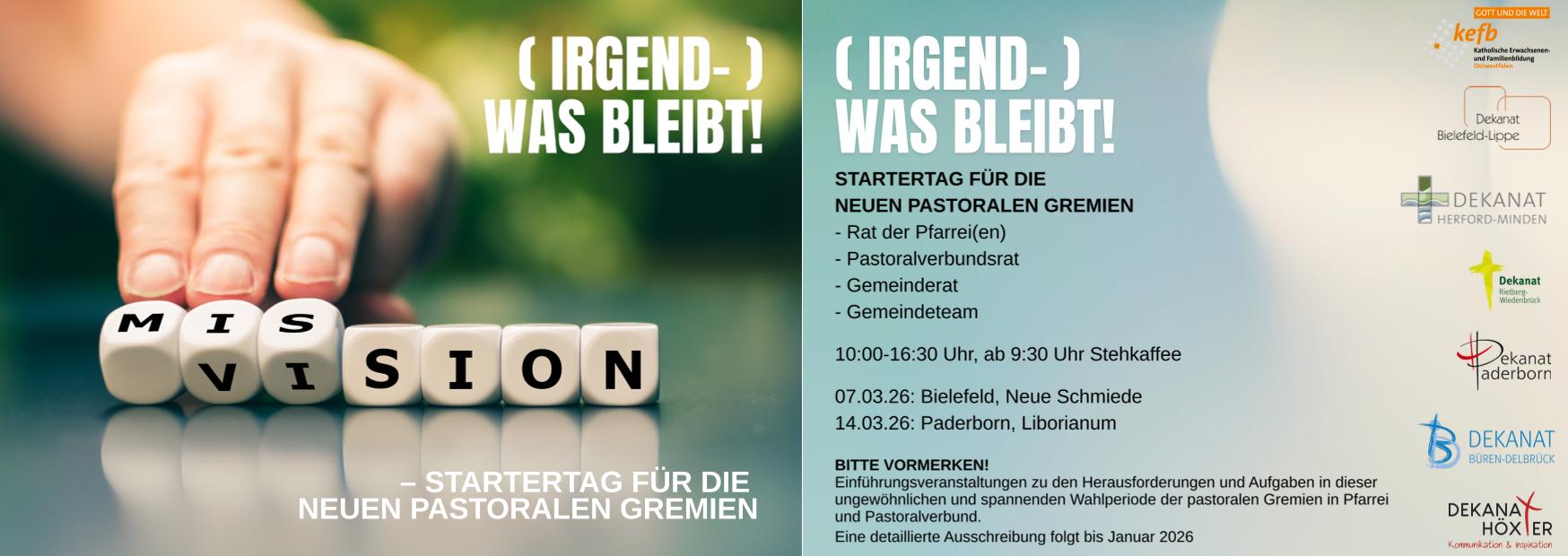 Irgendwas bleibt Startertag