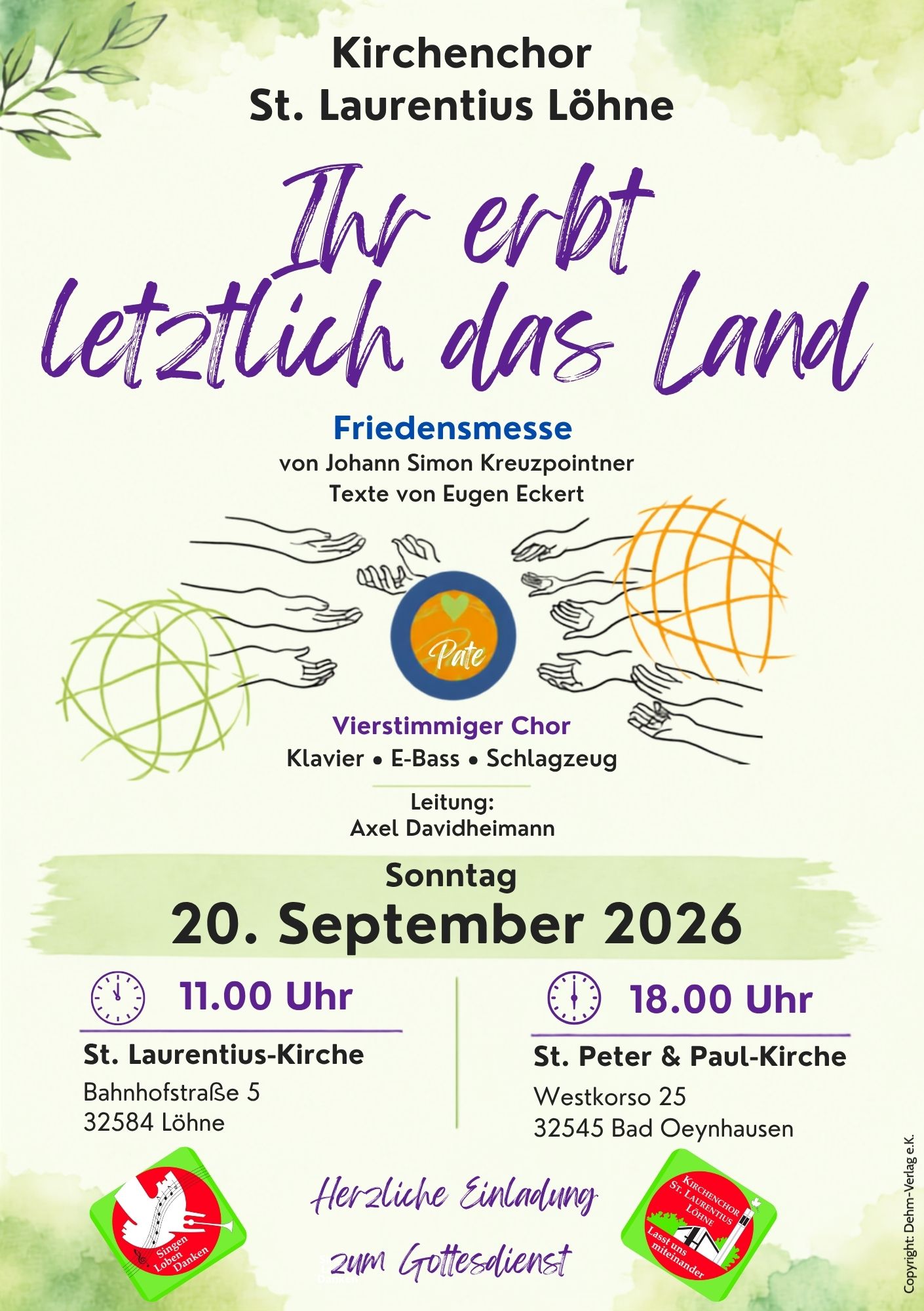 Friedensmesse_Ihr erbt letztlich das Land